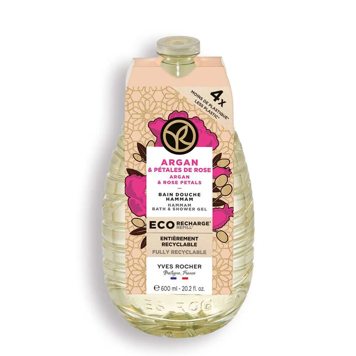 Eco Refill- Гель для Душа и Ванны «Аргания & Роза», 600 мл