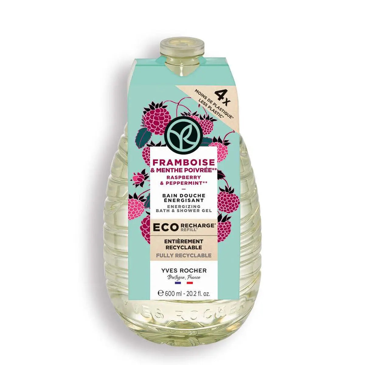 Eco Refill- Гель для Душа и Ванны «Малина & Перечная Мята», 600 мл